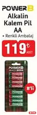 POWER ALKALİN KALEM PİL AA 8'Lİ fiyat ve kampanya bilgisi